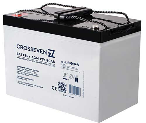 Batterie AGM 12V 80 Ah Crosseven