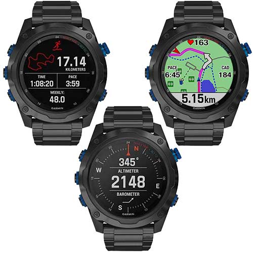 Fonctions multi-sport, bien-être et sécurité de la montre de plongée connectée GPS Garmin Descent Mk2i + sonde Garmin Descent T1