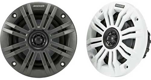 Haut-parleurs marins Kicker KM 6.5 pouces sans LED