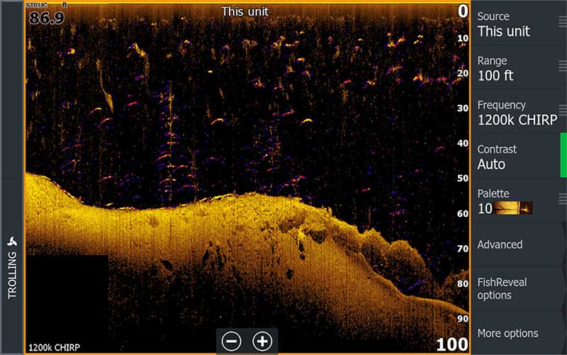 Technologie Downscan HD fishreveal