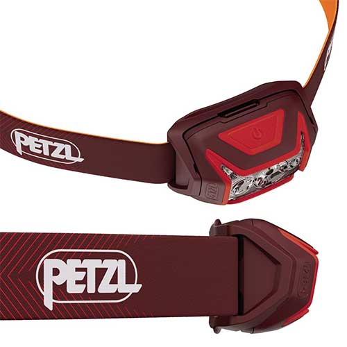 Lampe frontale Actik Core bandeau et platine pivotante