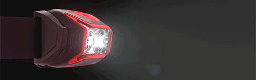 Lampe frontale Actik Petzl - mode d'éclairage