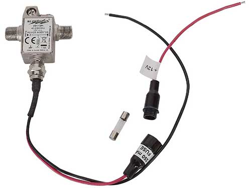 Antenne TV Ballade injecteur 12 V et connectique