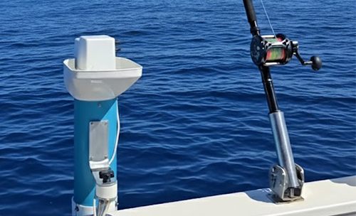 Sardamatic porte-canne girevole rotatif inox